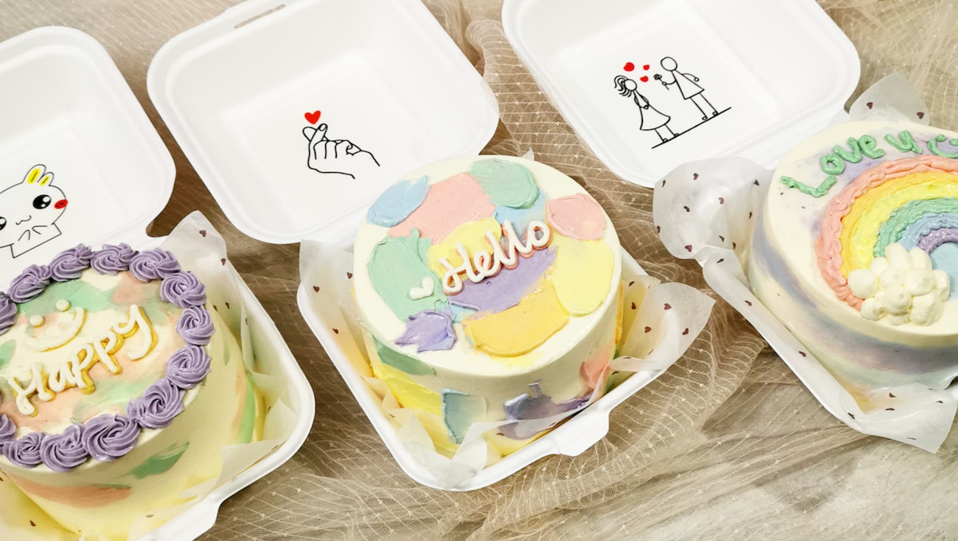 Bento Box Cake Selection