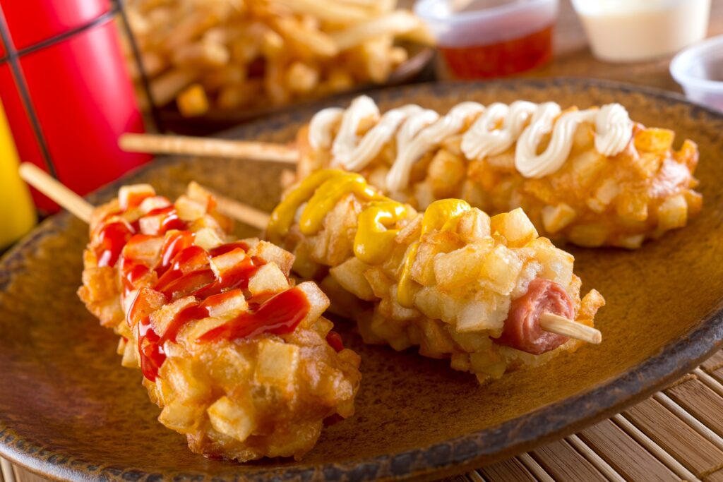 This Korean Style Two Hands Corn Dog Is Taking Over America   Korean Corn Dogs 1024x683 